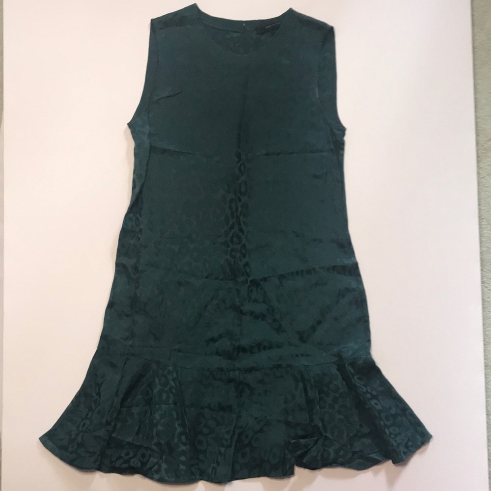 BCBGMaxazria Sheridan Dress in green Leopard Print